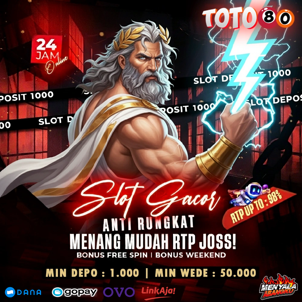 TOTO80: Pusat Transaksi Slot Online dengan Rate Kemenangan Tertinggi. image 1