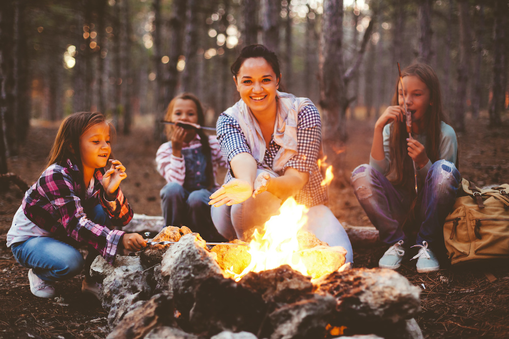camping without a tent